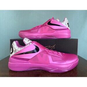 Nike KD 4 "Aunt Pearl" 2024 Basketball Shoes Men's Size 16 HF9098-600 NO LID